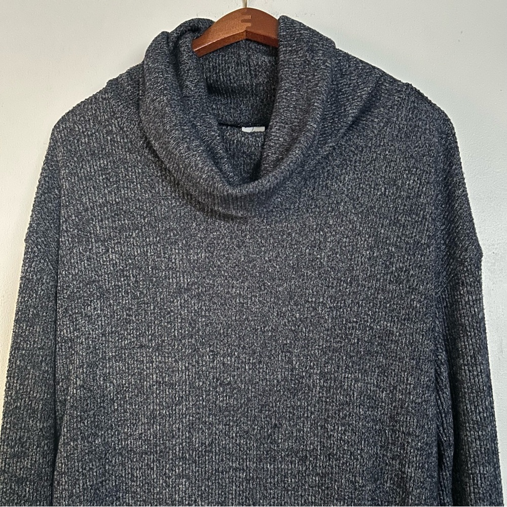 GAP Navy Knit Women’s Sweater Dress Small Long Sleeves Cowl Neck Comfy Warm Cozy